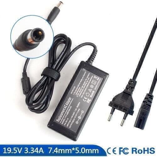19.5V 3.34A Notebook Ac Adapter Charger for Dell PP04S 8500 630M 500M 1011 1525 300M 9300 510M 1440 1150 1564 P07F P07G P22T