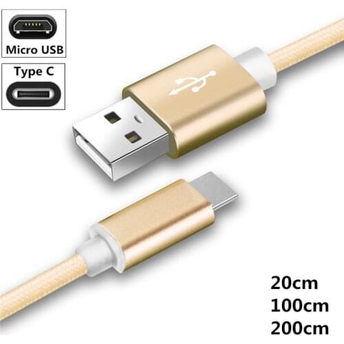 Type C Charger Cable For ZTE Blade A6 V9 V8 V7 V6 Lite Mini Max Plus Micro USB Data Wire for X3 X9 X7 V6 D6 A1 A5 L5 L7 S6 A522