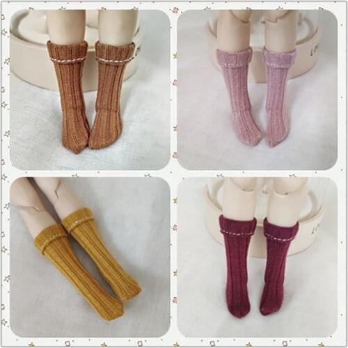 1pairs Blyth Doll Clothing Thread Short Socks for Azone,Lica,Barbies,Pullip,Blyth Doll Socks Accessories