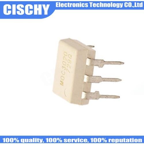 10pcs/lot MOC3020 3020 DIP-6 In Stock