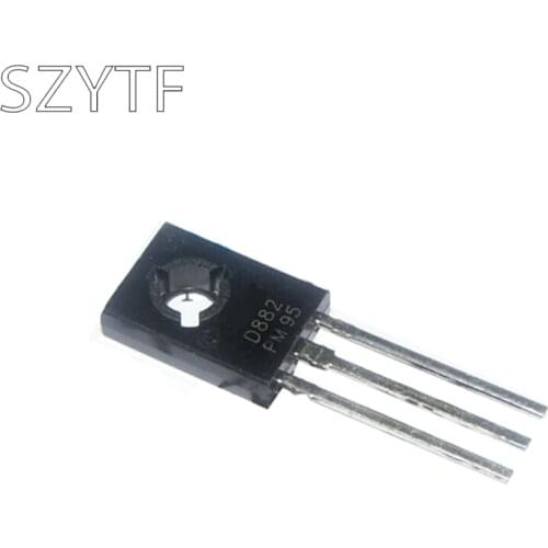 20PCS D882 2SD882 40V NPN Pair Tube Transistor In-Line TO-126