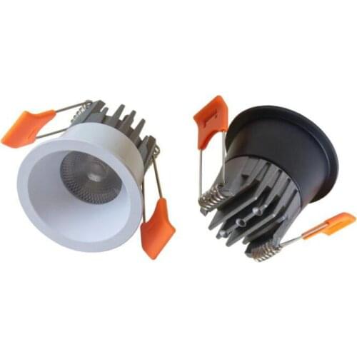 3W Dimmable COB LED Recessed Cabinet mini Spot light 110V 220v Mini downlight white round body Include LED Driver