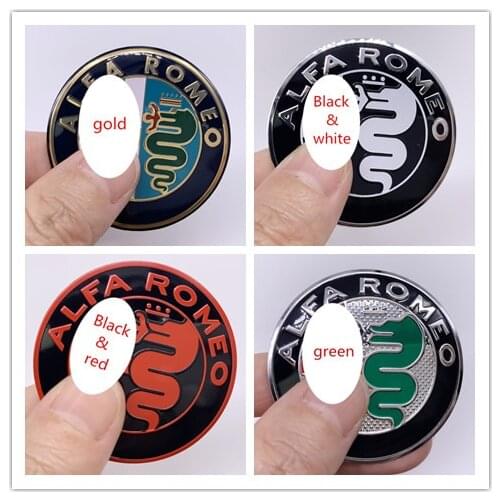 400pcs/lot 40mm 50mm 56mm Car Wheel Center Hub Cap Badge Emblem wheel dust-proof Decal Sticker For ALFA ROMEO Mito 147