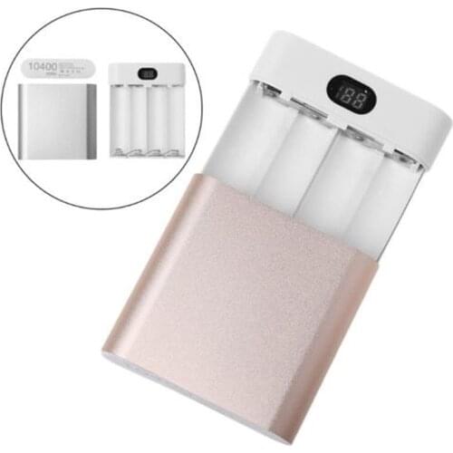 5V Dual USB 4X 18650 Power Bank Case Kit Battery Charger Box For Smart Phones Power Bank Box Storage Boxes Battery Accessories