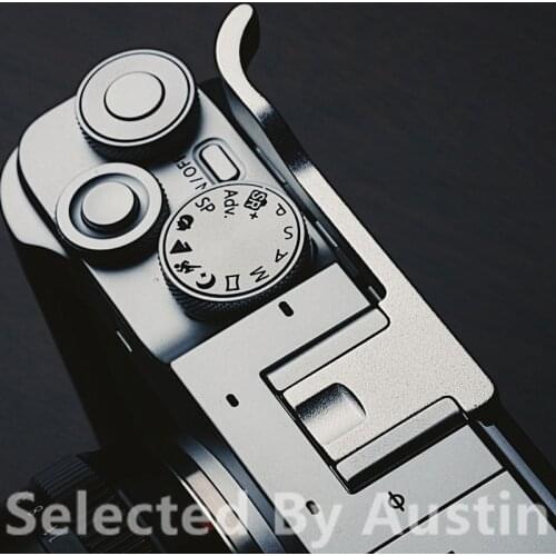 Aluminum Thumb Rest Thumb Grip Hot Shoe Cover For Fuji X-A7 Fujifilm XA7