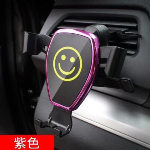 Car Phone Holder For Smartphone Gravity Bracket Universal For Phone In Car Air Vent Mount Stand No Magnetic Mobile Holder