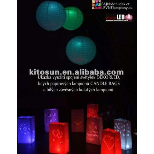 Free shipping!!! Wholesale Colorful Hanging Paper Lantern Led Light Chinese Paper Lantern Decor Light