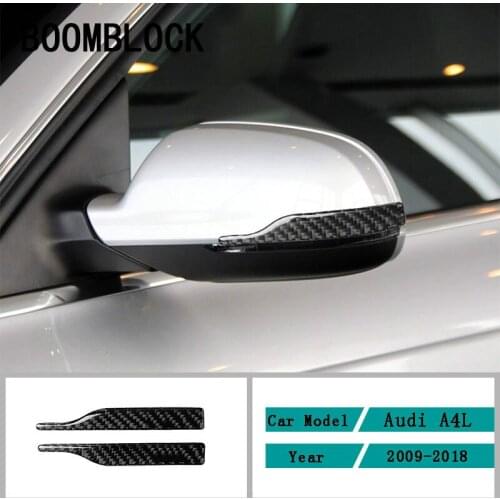 BOOMBLOCK Rearview Mirror Strip Sticker Accessories For Audi Q5 SQ5 8R 2010 2011 2012 2013 2014 2015 2016 2017 2018 Q7 SQ7 4L