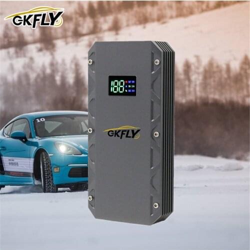 GKFLY Car Jump Starter 12V Booster Battery 2000A Emergency Starting Device Cables Multifunction Power Bank Buster