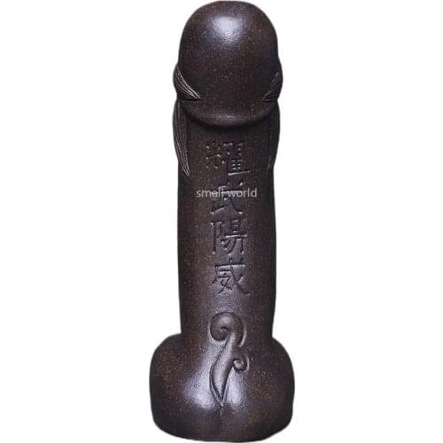 Chinese yixing zisha tea pet sculpture decoration pen holder crafts kung fu decoration decorative tea tray tea pet tea breast