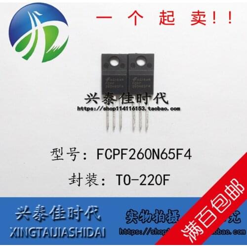 Original new 5pcs/ FCPF260N65F FCPF260N65FL1 260N65F 15A/650V TO-220F