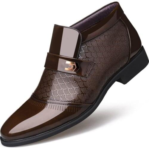 Super Warm Winter Men ankle Genuine Leather snow Boots Men safety Boots For Men Shoes Zapatos Hombre botas bota 2019