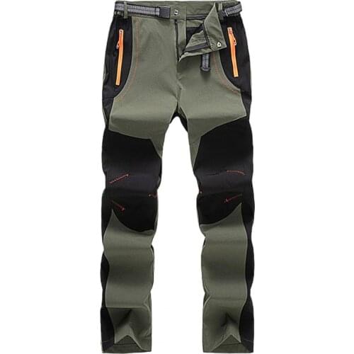Outdoor Men Work pants Autumn Winter Overalls Elastic Waterproof Quick Dry Pockets Pants Outdoor Trousers Casual Pants