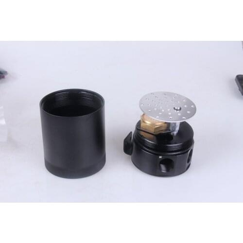 Universal 2-Port Oil Catch Can Tank Engine Air Oil Separator Tank Reservoir Kit 400ml Black