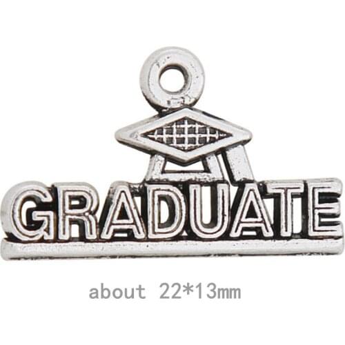 Graduate Hat Charm Pendants Jewelry Making Finding DIY Bracelet Necklace Earring Accessories Handmade Tools 3pcs