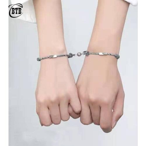 1Pair Lovers Infinity Bracelets Adjustable Rope Chain Bracelet for Couples Bracelet Birthday Gifts Free Shipping
