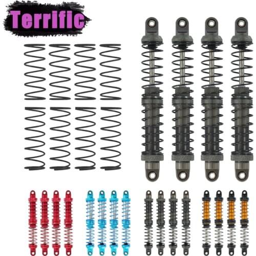 4PCS RC Crawler Oil Adjustable Metal Shocks 70mm 80mm 90mm 100mm 110mm 120mm for TRX4 TRX6 SCX10 Wraith ABSiMA Sherpa