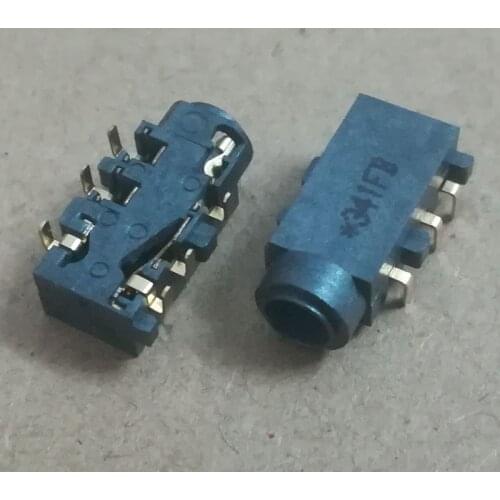 50pcs/lot Audio Combo Jack Connector for Asus N550 N550JA N550JK N550JV N550LF Q550LF Laptop headphone Port 6-pin