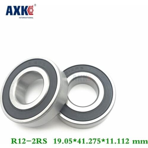 Free Shipping 10pcs R12-2rs R12 Ball Bearing 19.05x41.275x11.112mm Inch Miniature Bearing 3/4"x 1-5/8"x 7/16" Drilling Machines
