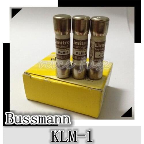 BUSSMANN KLM-1 US imports of original ceramic fuse fuse 10 * 38mm 600V 1A