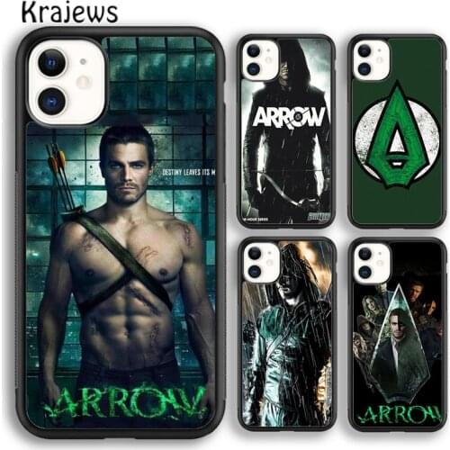 Krajews American Tv Series Green Arrow Phone Case For iPhone 5s 6s 7 8 plus X XS XR 11 12 pro max Samsung Galaxy S8 S9 S10 Plus