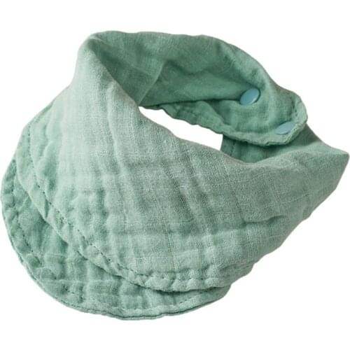 Baby Infant Cotton Bib Newborn Feeding Saliva Towel Bandana Burp Cloth Boy Girl Shower Gifts