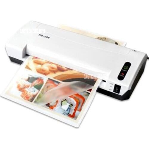 HQ-236 plastic packaging machine A4 file A4 photo laminator laminating machine laminating film sealing machine for A4 hot presse