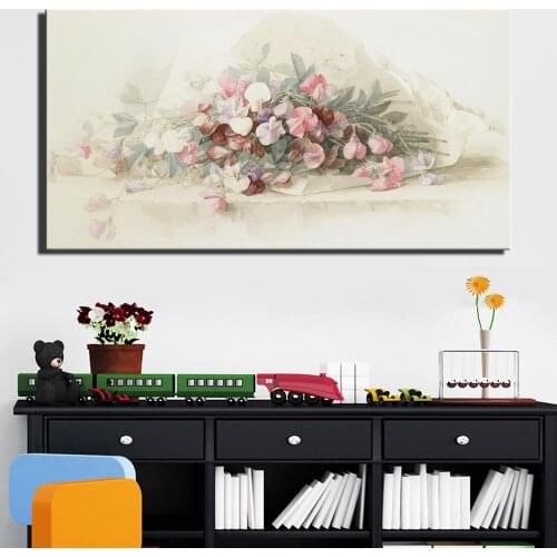 Abstract Flowers Art Posters And Prints Large Size Modern Home Decor Flowers Pictures Canvas Paintings For Living Room Wall
