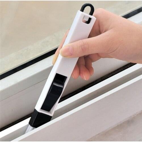 Multifunctional Polished Window Track Cleaning Brush Window Groove Keyboard Nook Cranny Dust Shovel Cleaning Tools