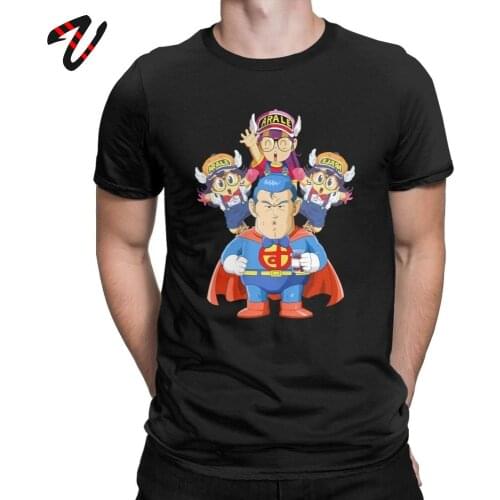 Dr. Slump And Arale T Shirts for Men Custom Printed Clothes Short Sleeve Casual Graphic T-Shirt Crewneck Luxury Cotton Tee Shirt