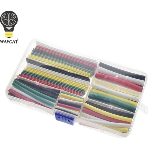 WAVGAT Heat shrinkable tube technicolor 2mm 3mm 4mm 5mm 6mm 8mm 10mm Tubing Sleeving Wrap Wire Cable Kit