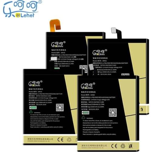 Original LEHEHE Bm31 Bm22 Bm36 Bm37 Bm39 Battery for Xiaomi Mi3 Mi5 Mi5S Mi5SPLUS Mi6 Smartphone Batteries with Tools Gifts