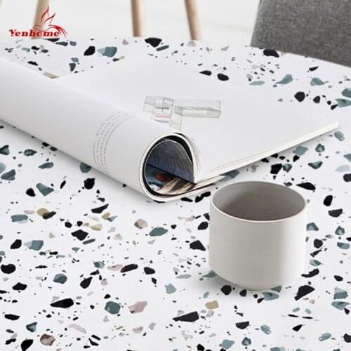 Rock Pattern Waterproof Stickers Bathroom Tiles Wall Sticker Kitchen Cabinet Marble Self-adhesive Wallpaper Room Decoration Film