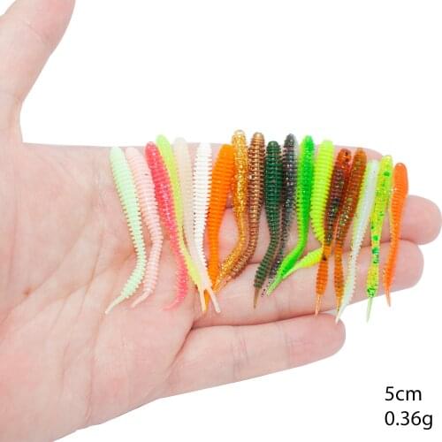Fishing Mini Soft Lure Artificial Bait 0.3g 5cm 10pcs Pesca For Japan Worm Needle Tail Shad Fly Fishing Silicon Rubber Tack