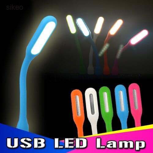 Sikeo Car Ornaments USB LED Light 5V 1.2W Portable LED Reading Light Lamp Automobile Car Ornaments Light Car Interior