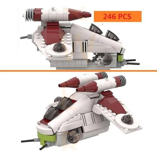 UCS The Republic Gunship MOC-47874 Model Buildmoc Bricks Set Building Blocks Fighter Educational DIY Toys for Kids Children Gift