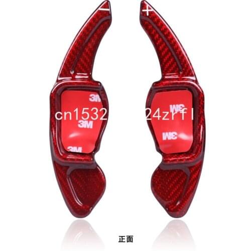 Carbon Fiber Steering Wheel Shift Paddle Extension For Volkswagen golf 6 CC Scirocco Touareg 2011-17
