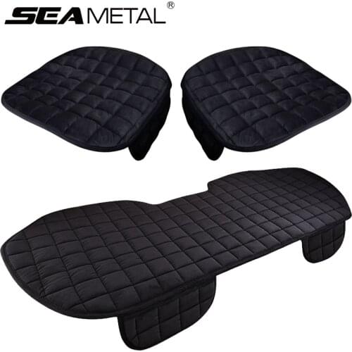 Warm Plush Car Chairs Cover Universal Seat Cover Protection Cushion for Winter Car Seat Cover Full Set Fit for 5/7 Seats Vehicle