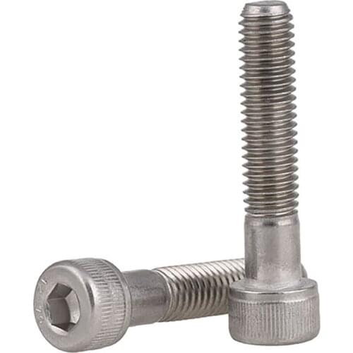 304 Stainless Steel Half-tooth Hexagon Socket Screw 304 Cylindrical Head Half-tooth Hexagon Socket M6 M8 M10 M12