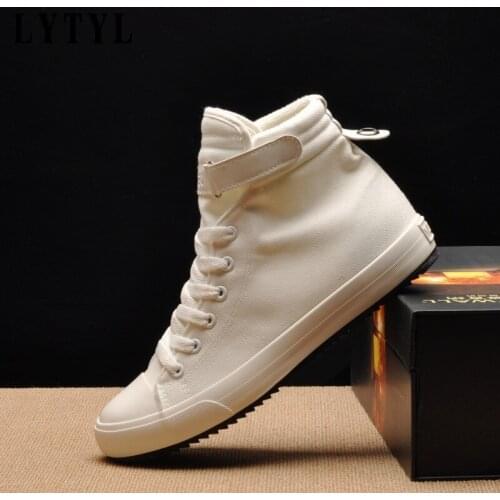 Winter Men Shoes Warm High-top Canvas Shoes Men White Sneakers High Quality Mens Casual Shoes Plush Zapatos Hombres D20-38