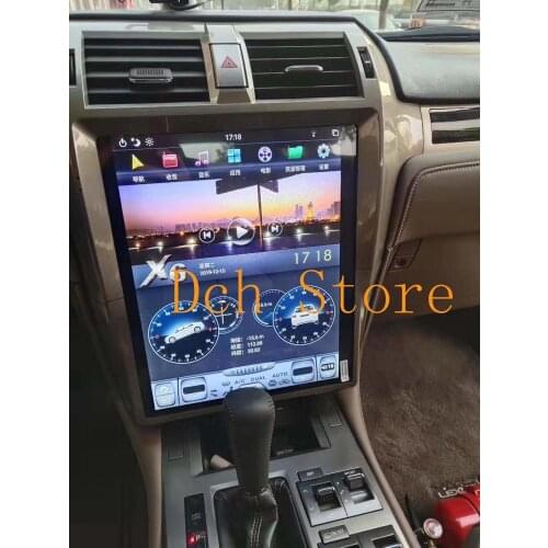 15 inch tesla style Android 9.0 PX6 Car DVD GPS Navigation for lexus GX GX400 GX460 2010-2018 radio support 360 radio stereo IPS
