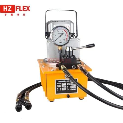 220V 0.75kw 7L ZCB-700AB pump Double circuit hand plate electric hydraulic pump High pressure oil pump Electric hydraulic pump