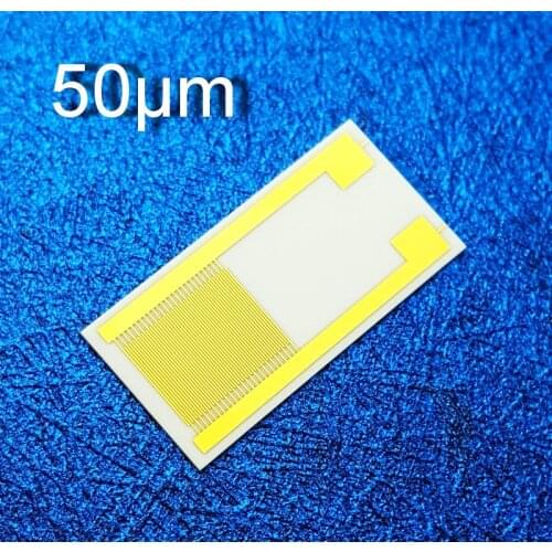 50um Ceramic Interdigital Electrode IDE Capacitance Array Biogas Humidity Sensor Chip