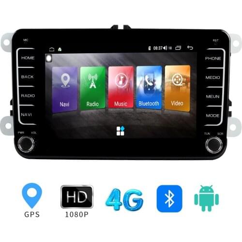 Car GPS navigation Radio Android Multimedia Player 2 Din 7'' GPS Bluetooth Autoradio FM WIFI Stereo Receiver For Volkswagen
