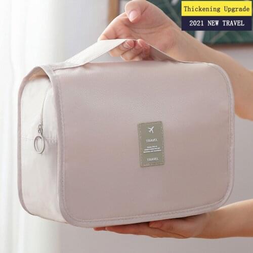 Travel hook wash bag large capacity cosmetic storage bag cosmetic bag foldable hanging storage bag hook shower bag