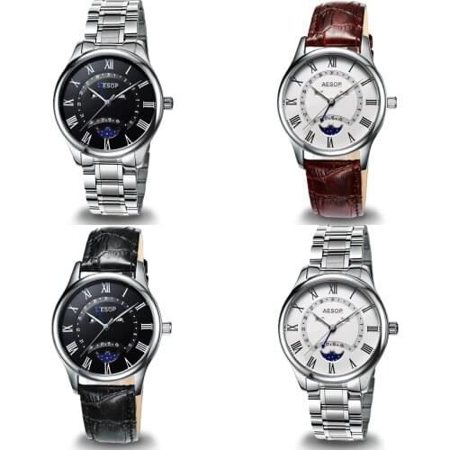 EPOZZ Mens Stainless Steel Watch