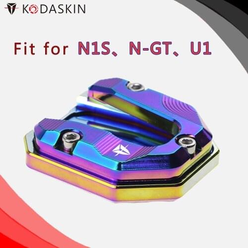 KODASKIN Motorcycle CNC Aluminum Side Stand Enlarge for N1S N-GT U1