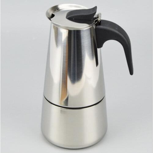 High Quality 2/4/6/9 Cups Stainless Steel Coffee Maker Moka Pot Espresso Cups Latte Percolator Stove Top Espresso Pot