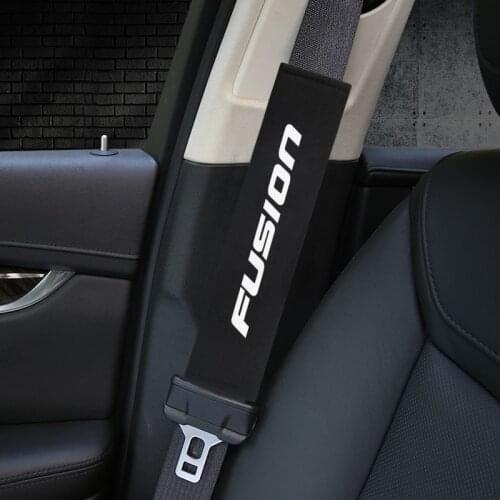 Car Seat belt cover car styling for Ford Fusion Fiesta Mk5 Mk6 2008 2017 Accessories Car Styling