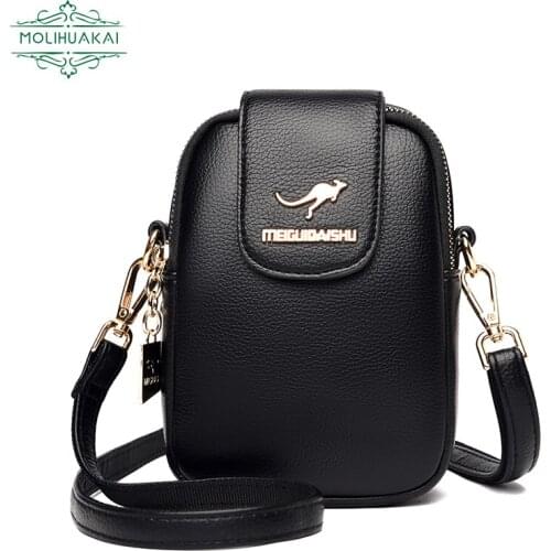 2021 New Ladies Mobile Phone Bag Simple Mini Small Shoulder Bag Casual Elegant Girl Messenger Bag Purse Fashion Trend Style